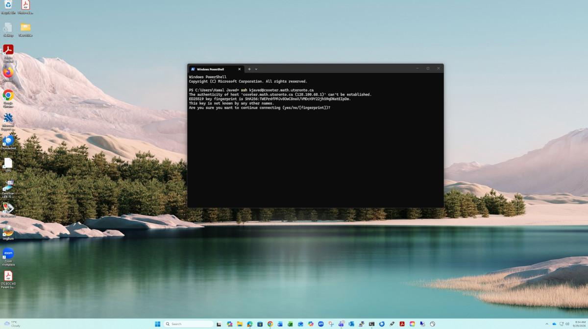 Starting SSH